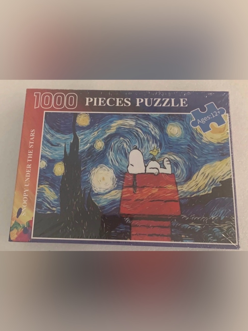 Peanuts Snoopy Under The Stars Vincent Van
Gogh Puzzle 1000 Pieces Collectible